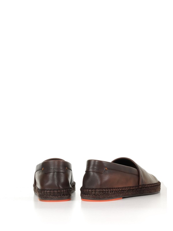 Leather espadrillas