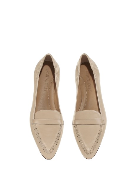 Ava loafer in nappa leather with fringes
