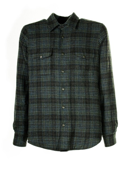 Shirt with checked pattern