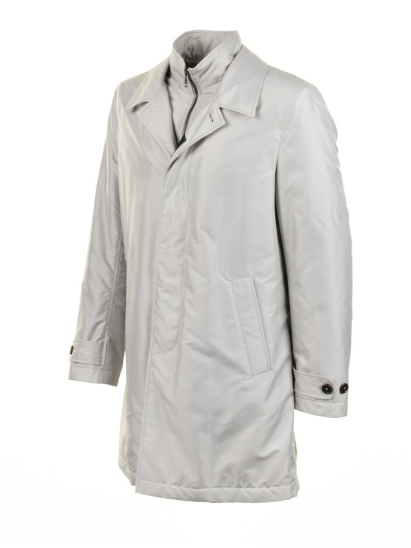 Men's Waterproof Jacket White Long