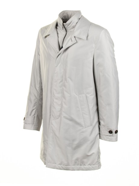 Men's Waterproof Jacket White Long