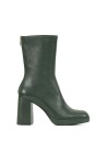 Leather ankle boot