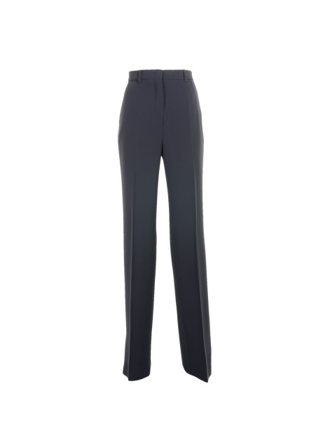 Straight high-waisted trousers