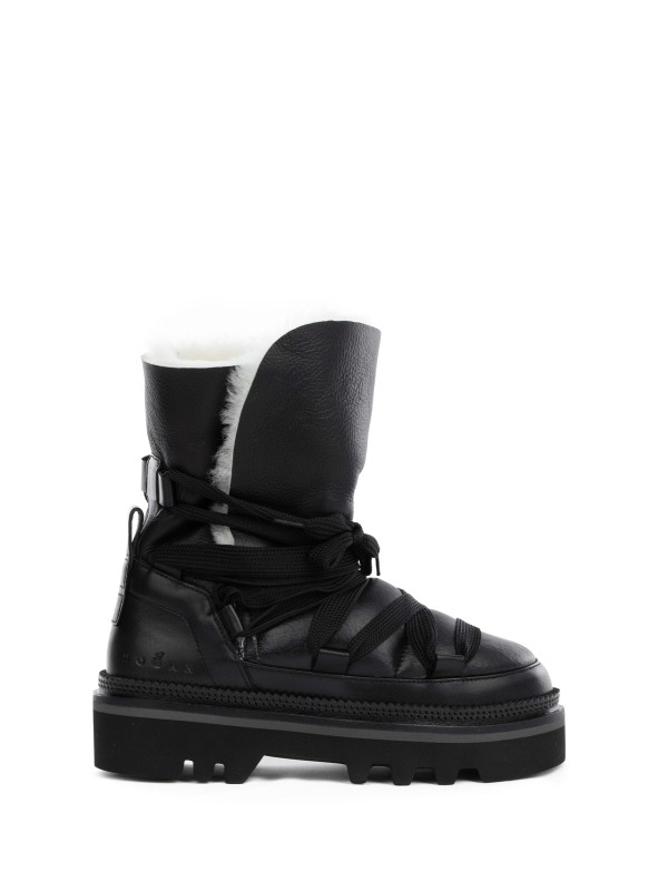 H675 women's ankle boot in nappa sheepskin