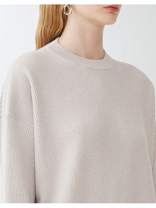 Women's greige sweater
