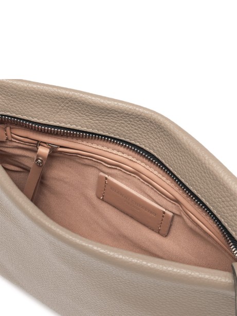 Pochette Brenda  in pelle martellata con catena in resina