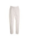 Pantalone pince bianco