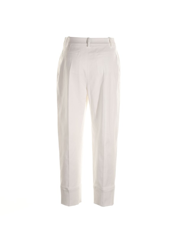 Pantalone pince bianco
