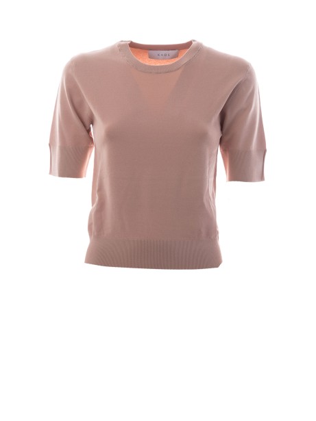 Crew neck sweater in soft cotton