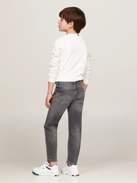 Jeans kids in denim grigio