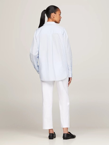 Camicia oversize in popeline donna