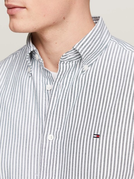Heritage regular fit striped Oxford shirt