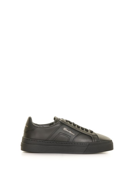 Sneaker double buckle in pelle Sneaker double buckle in pelle