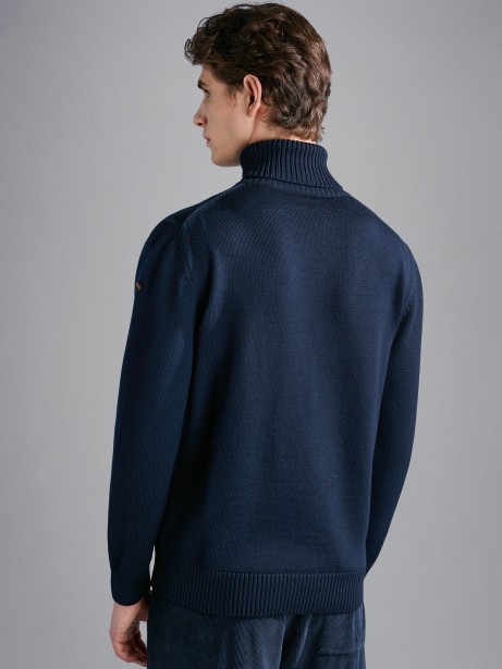 Men's wool turtleneck