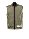 Gilet con colletto e zip