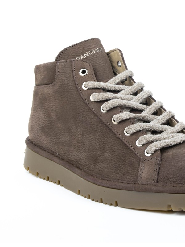 Men's Ankle Boot P13 Ebony Lined in Sheepskin