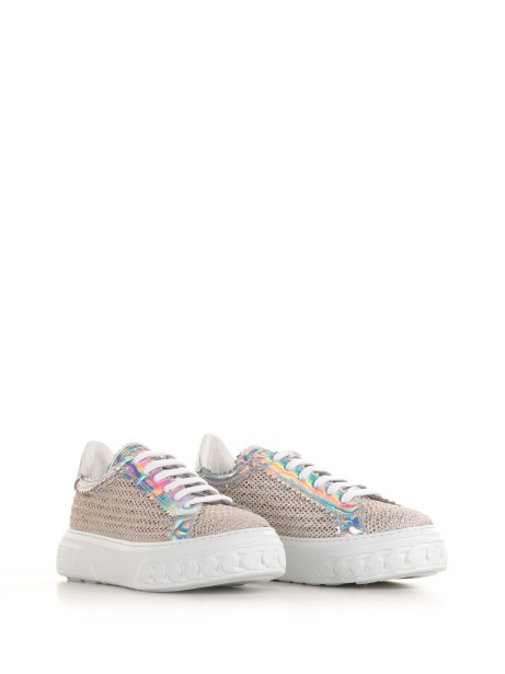 Off-road sneaker in woven leather 2