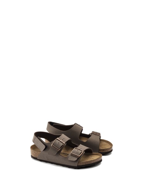 Milano sandal in Birko-Flor nabuk 2