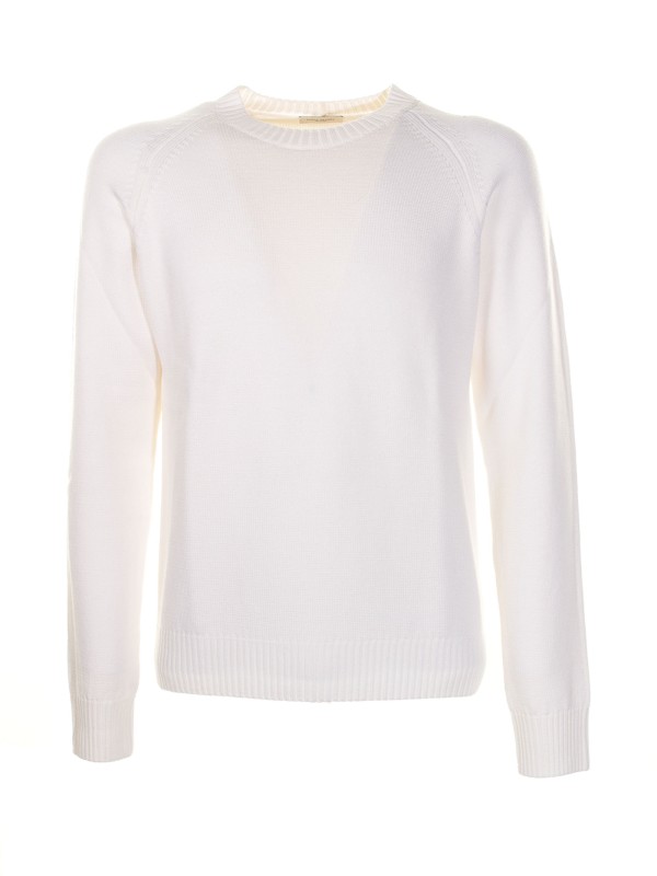 Maglia girocollo bianca