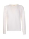 White crewneck sweater