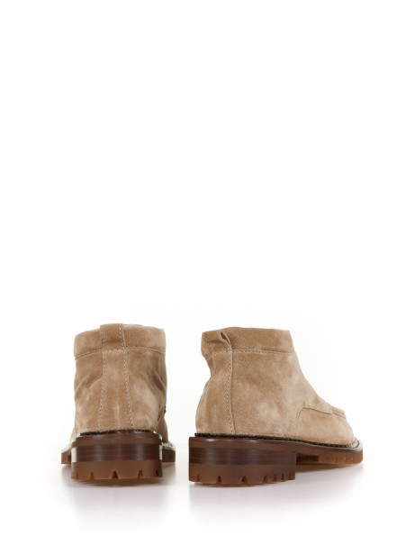 Polacco in suede con lacci