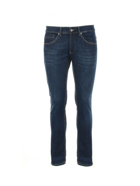 Jeans with contrasting stitching