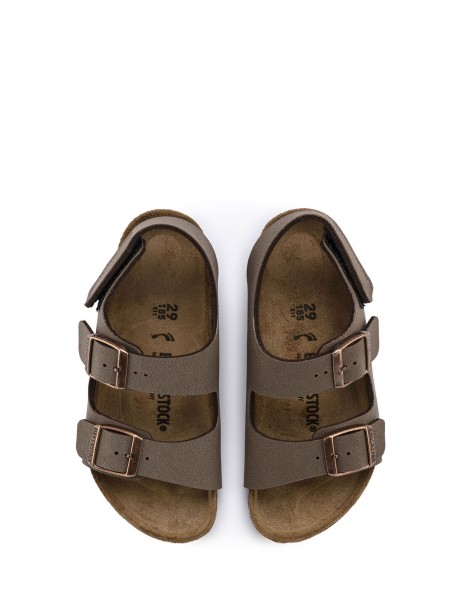 Sandalo Milano in Birko-Flor nabuk