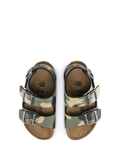 Milano camouflage sandal in Birko-Flor
