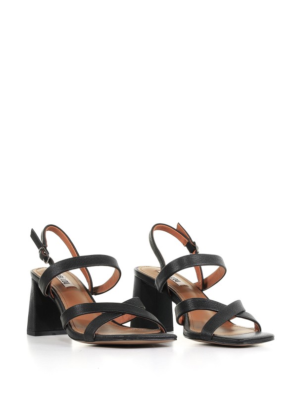 Nappa leather sandal