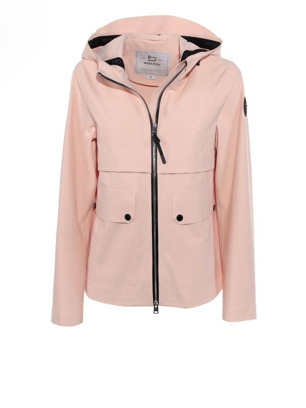 Jacket with logo on the sleeve