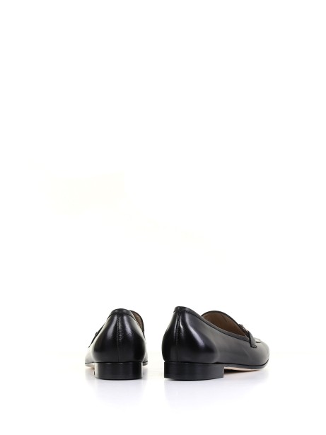 Leather loafer with horsebit detail