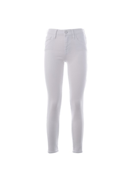 White skinny fit high waisted jeans