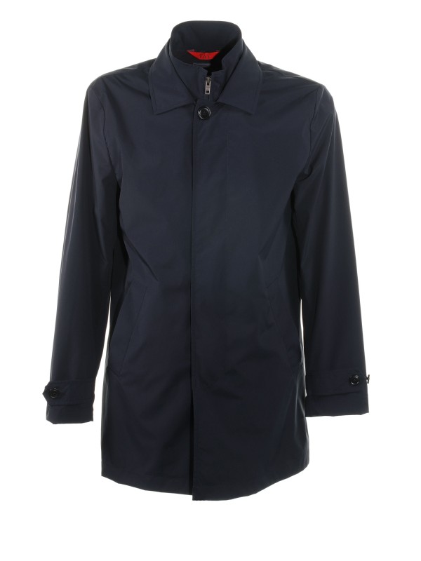 Double front waterproof trench coat Double front waterproof trench coat