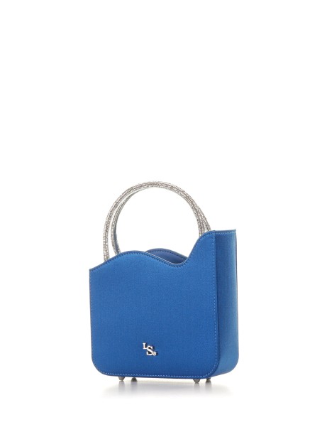 Micro bag Ivy con manici a cristalli 2