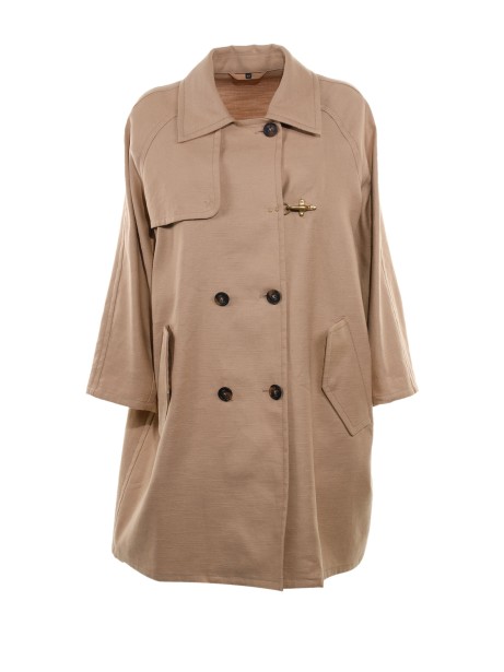 Oversized jacket with buttons