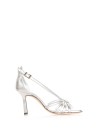 Brenda silver leather sandal