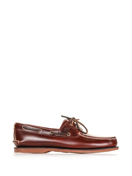 Classic leather boat shoe