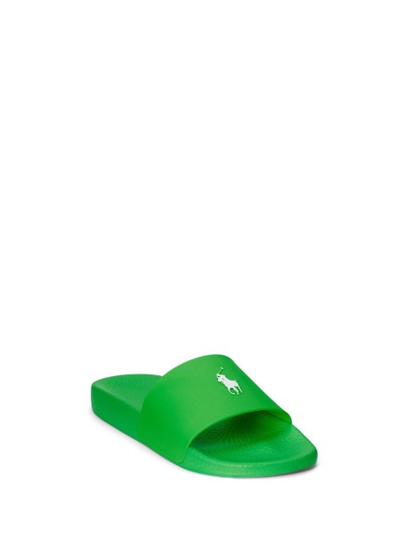 Rubber slipper with logo