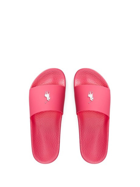Rubber slipper with logo