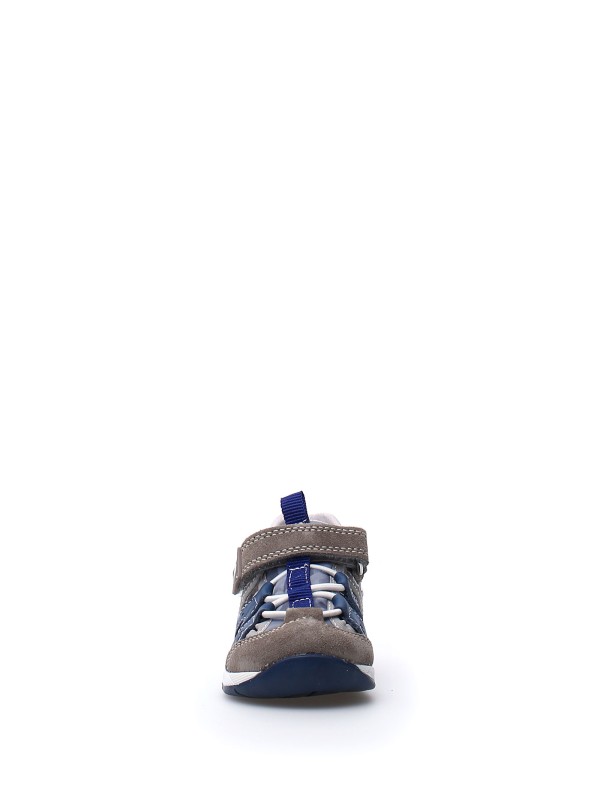 Camouflage sneaker with tear
