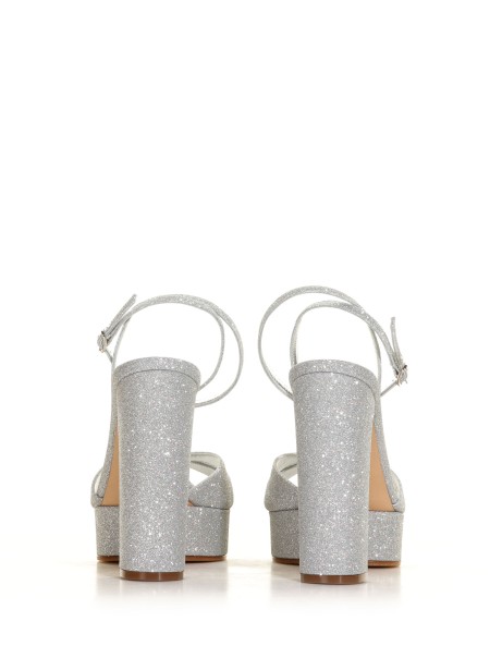 Sandalo glitterato con cinturino