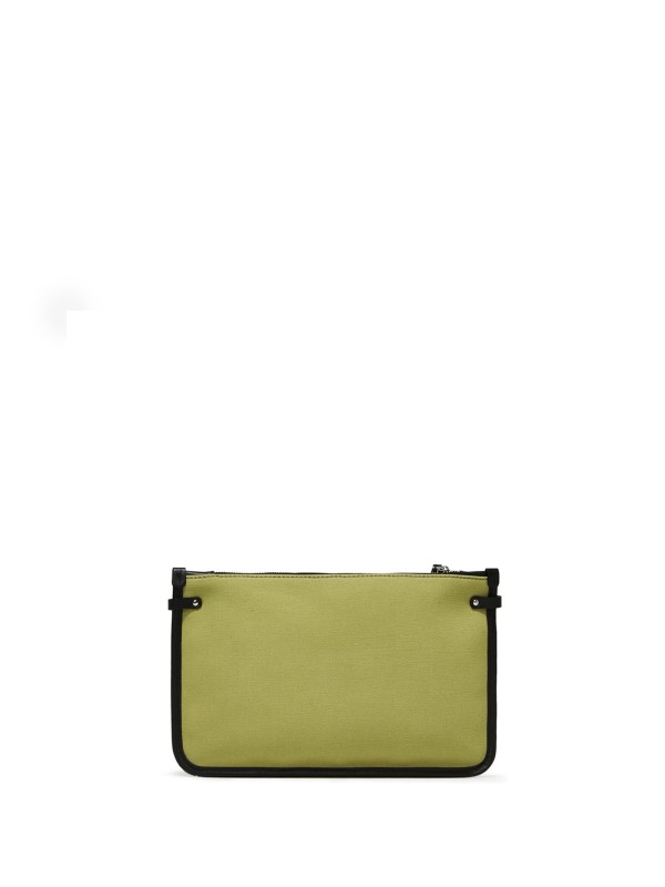 Pochette Marcella in canvas con tracolla