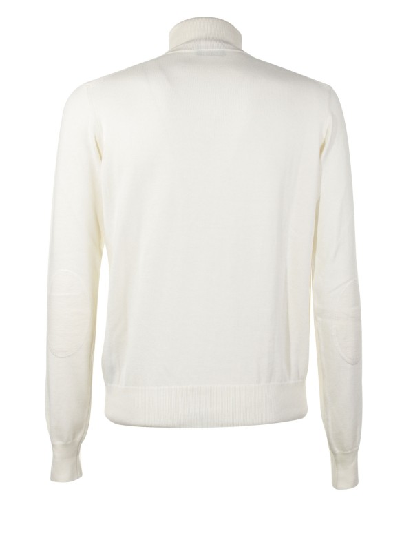 Turtleneck with side logo