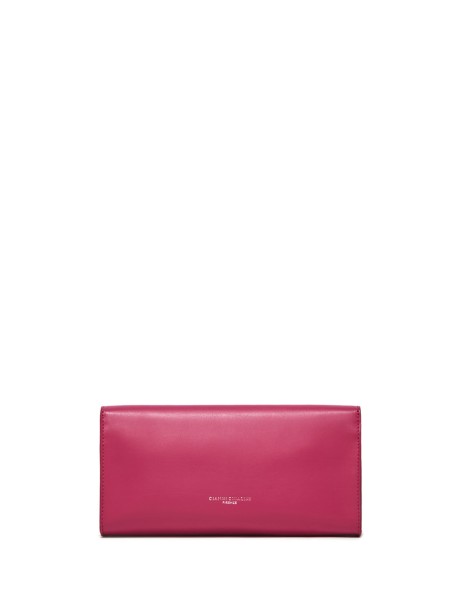 Clutch Lily in pelle con patta