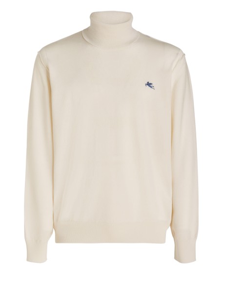 Turtleneck with logo