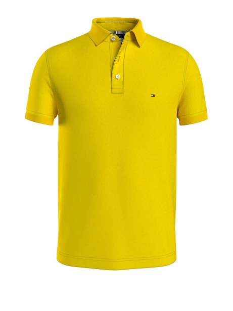 Yellow polo shirt with mini logo Yellow polo shirt with mini logo
