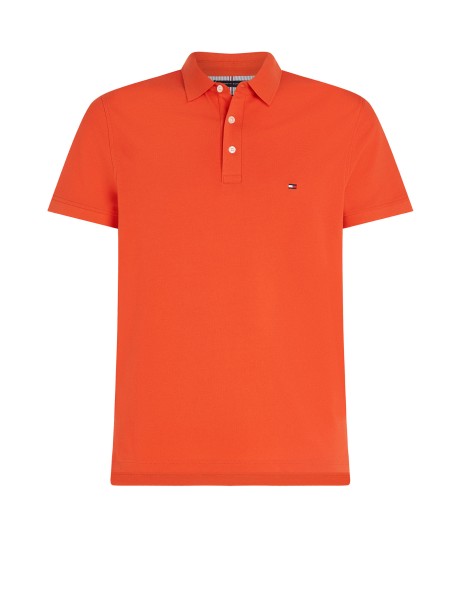 Orange polo shirt with mini logo Orange polo shirt with mini logo