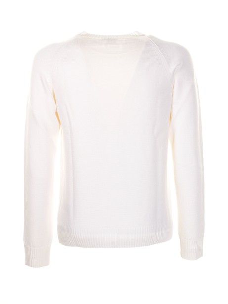 White crewneck sweater
