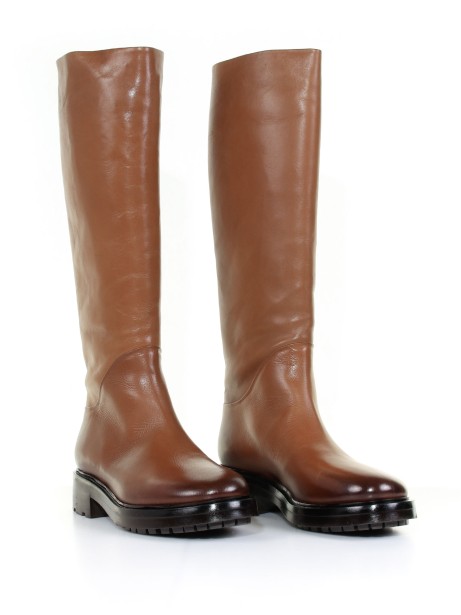Strategia  High leather boot with shaded detail 2