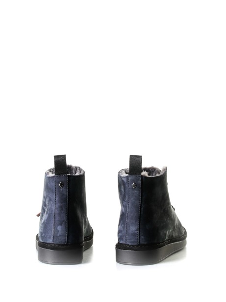 P01 Suede Ankle Boots